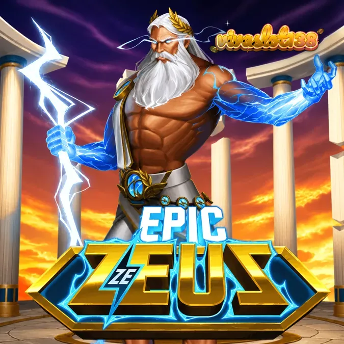 Tampilan grid 6x5 dalam permainan slot Epic Ze Zeus
